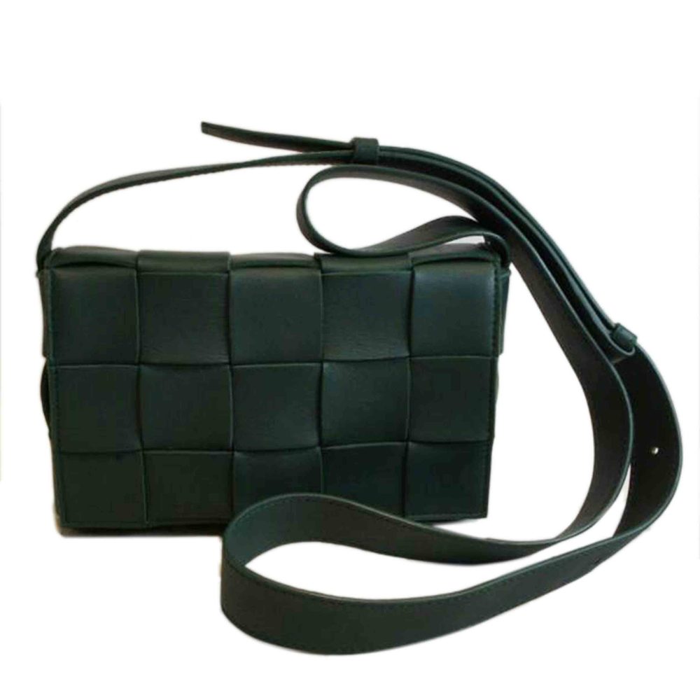 Bottega Veneta Intrecciato Cassette Shoulder Green